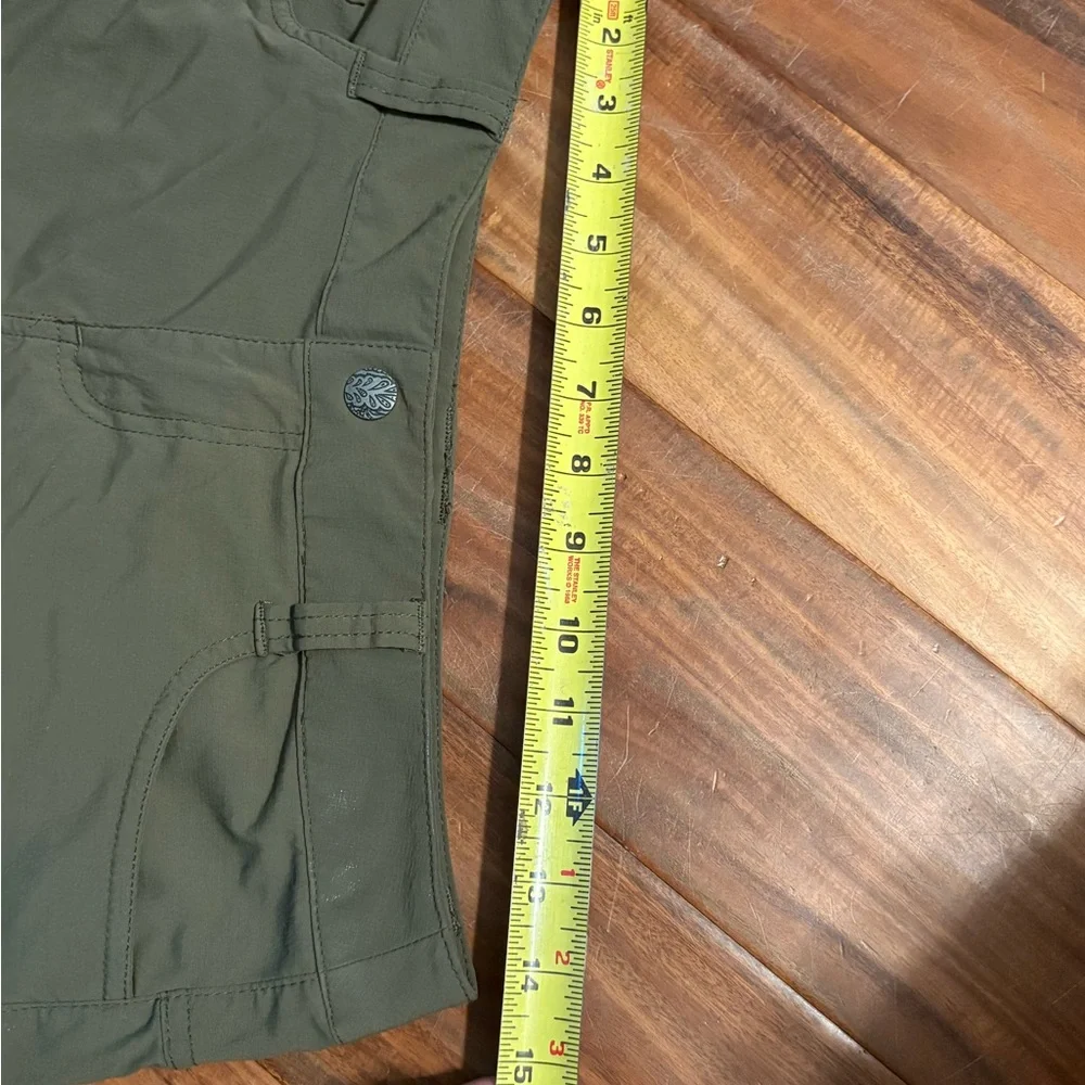 Prana Women’s Olive Green Outdoor Hiking Shorts Size‎ 4 (0577) - Picture 5 of 8